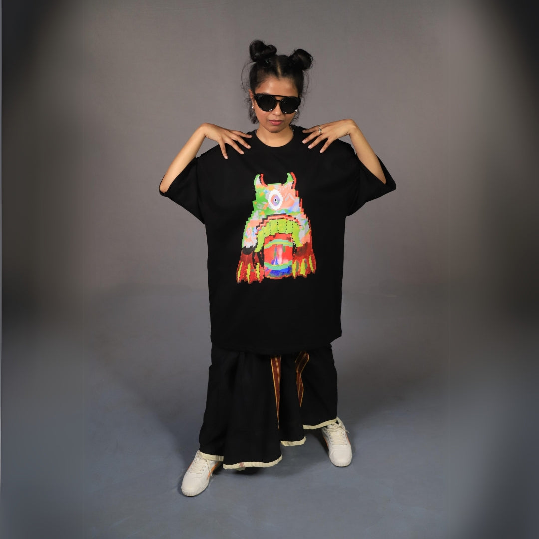 ODDRAKKOHOS 1.2 8BIT OVERSIZED COTTON T-SHIRTS