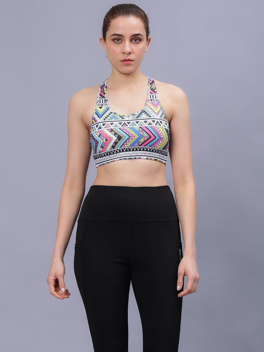 AZTEC NEON VIBE SPORTS BRA