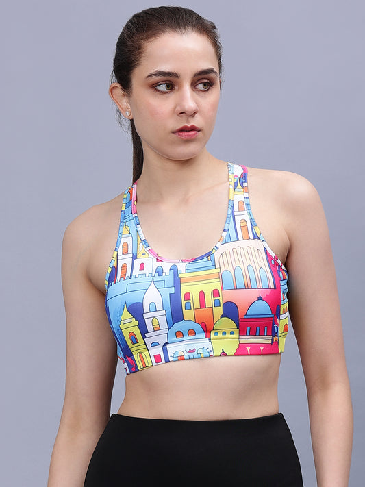 CITY MOSAIC SPORTS BRA