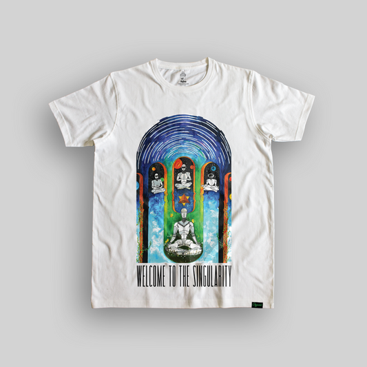 WELCOME TO THE SINGULARITY UNISEX COTTON T-SHIRT