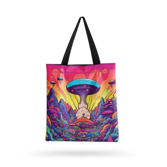 Kola  all over printed  Tote Bag with zipper