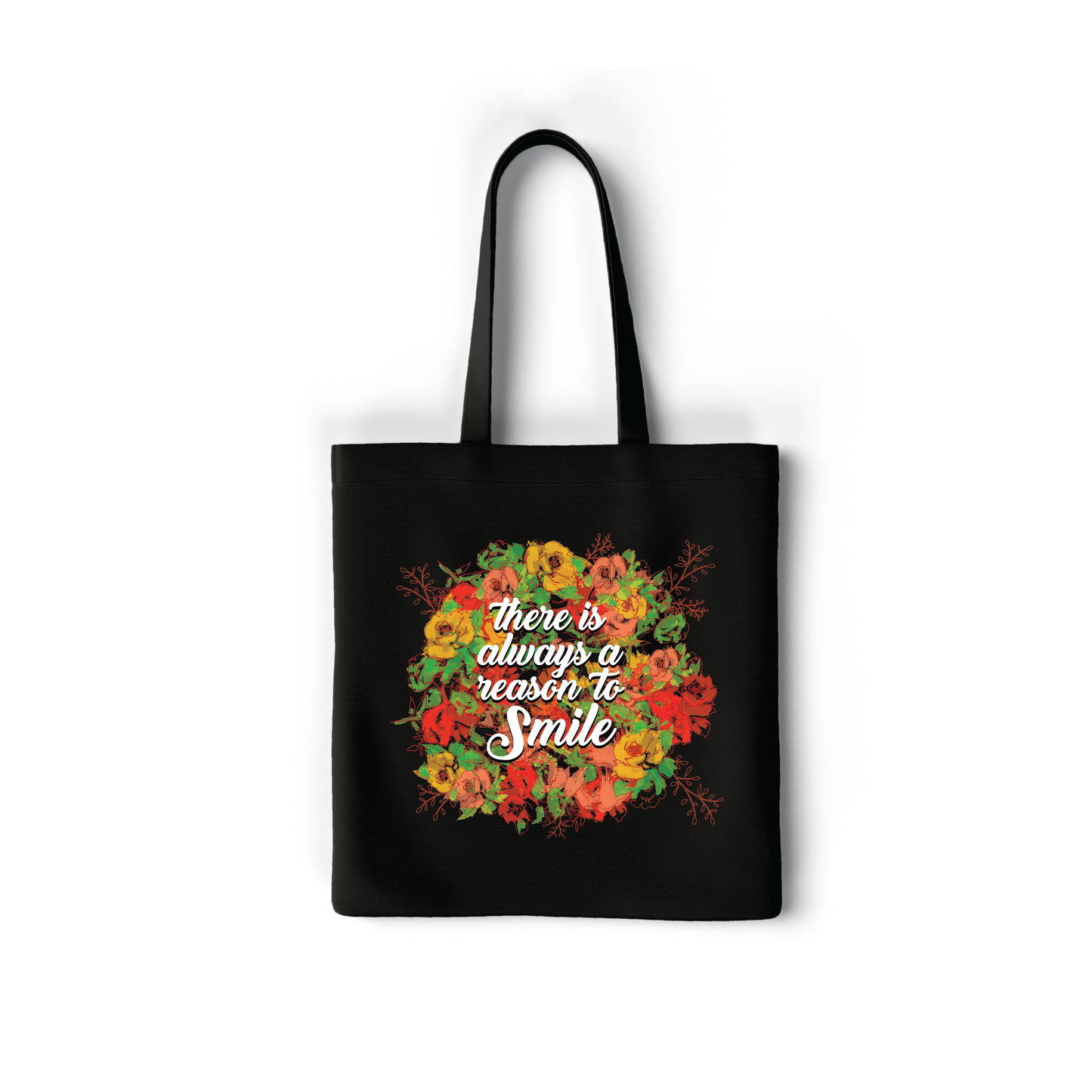 Good Vibes Only Tote Bag with zipper