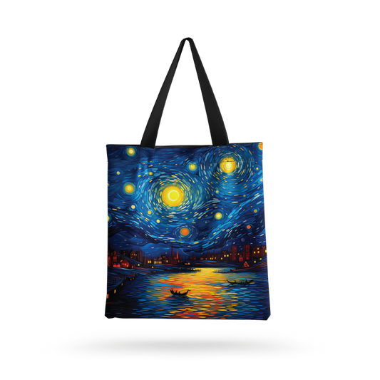 A Fool's Moon all over printed  Tote Bag with zipper