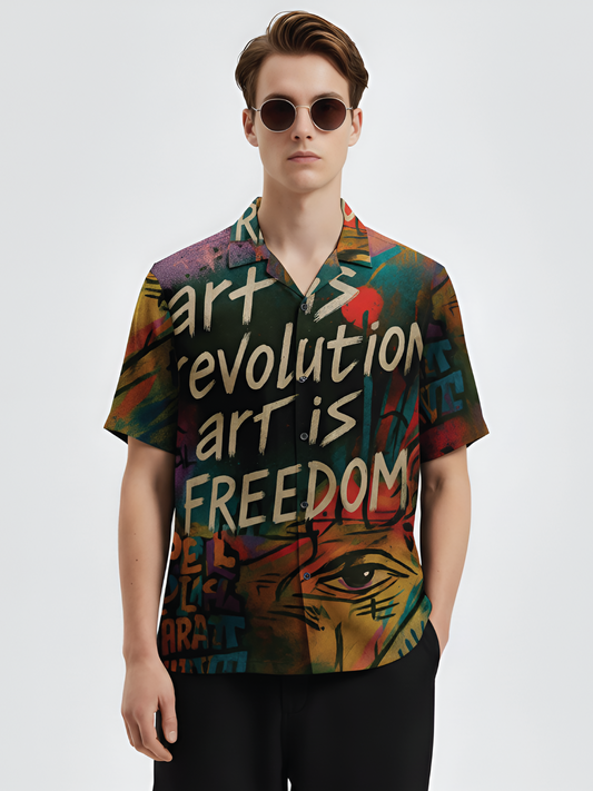 ART IS REVOLUTION UNISEX HAWAIIAN SHIRTS