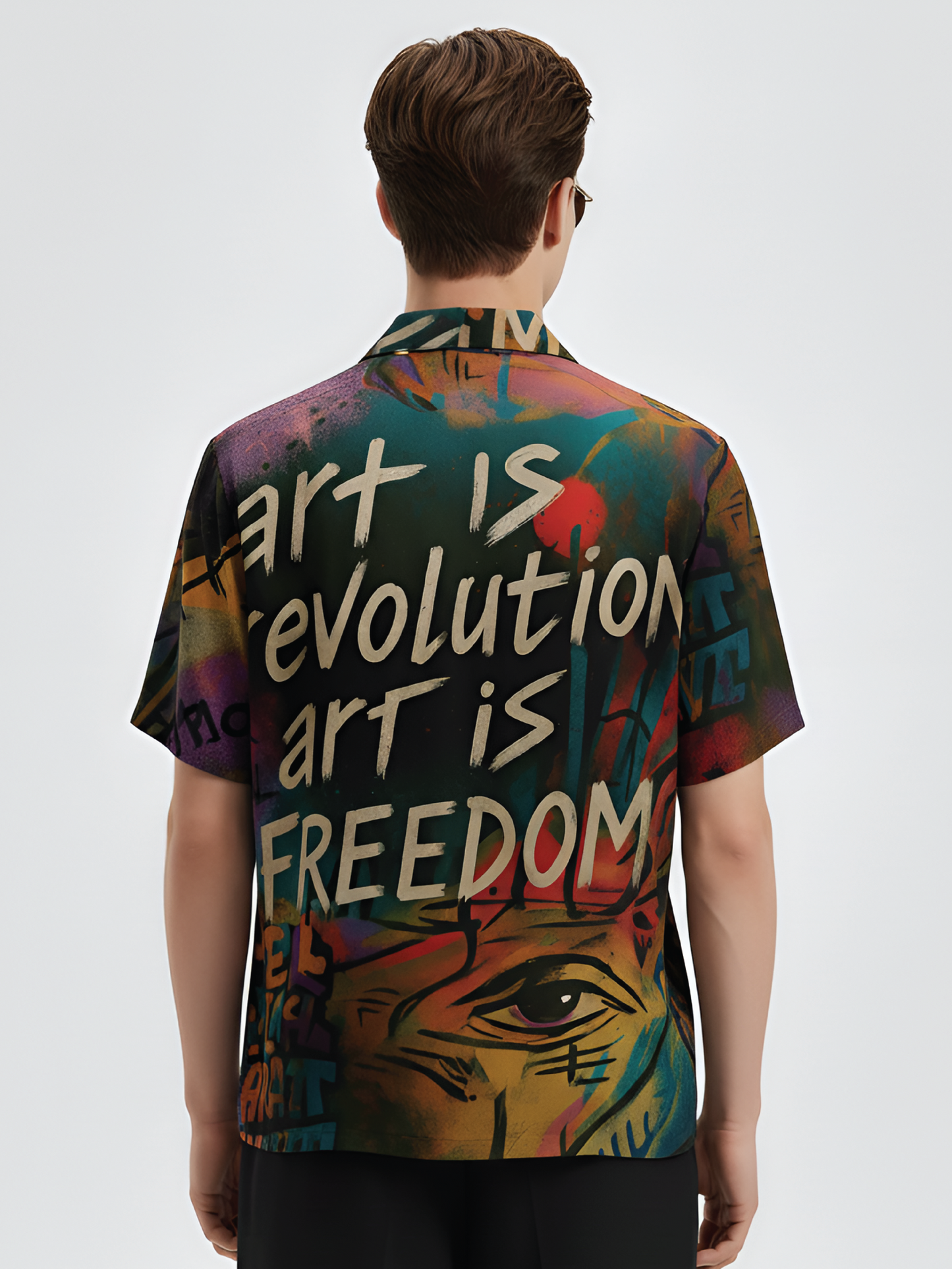 ART IS REVOLUTION UNISEX HAWAIIAN SHIRTS