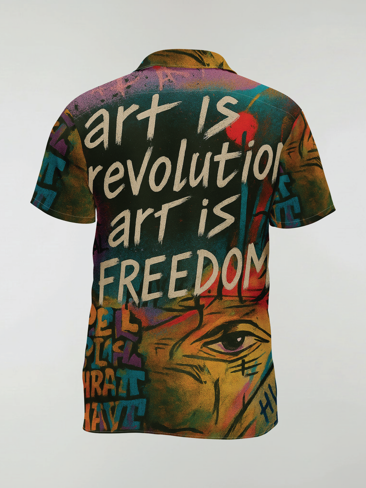 ART IS REVOLUTION UNISEX HAWAIIAN SHIRTS