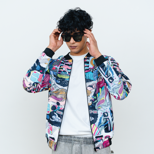 ELECTRO POP BOMBER JACKET