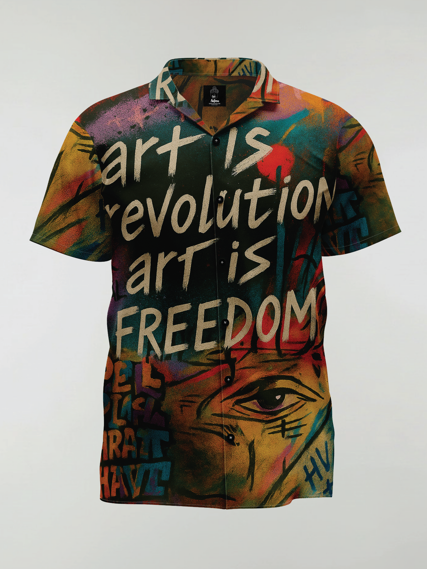 ART IS REVOLUTION UNISEX HAWAIIAN SHIRTS