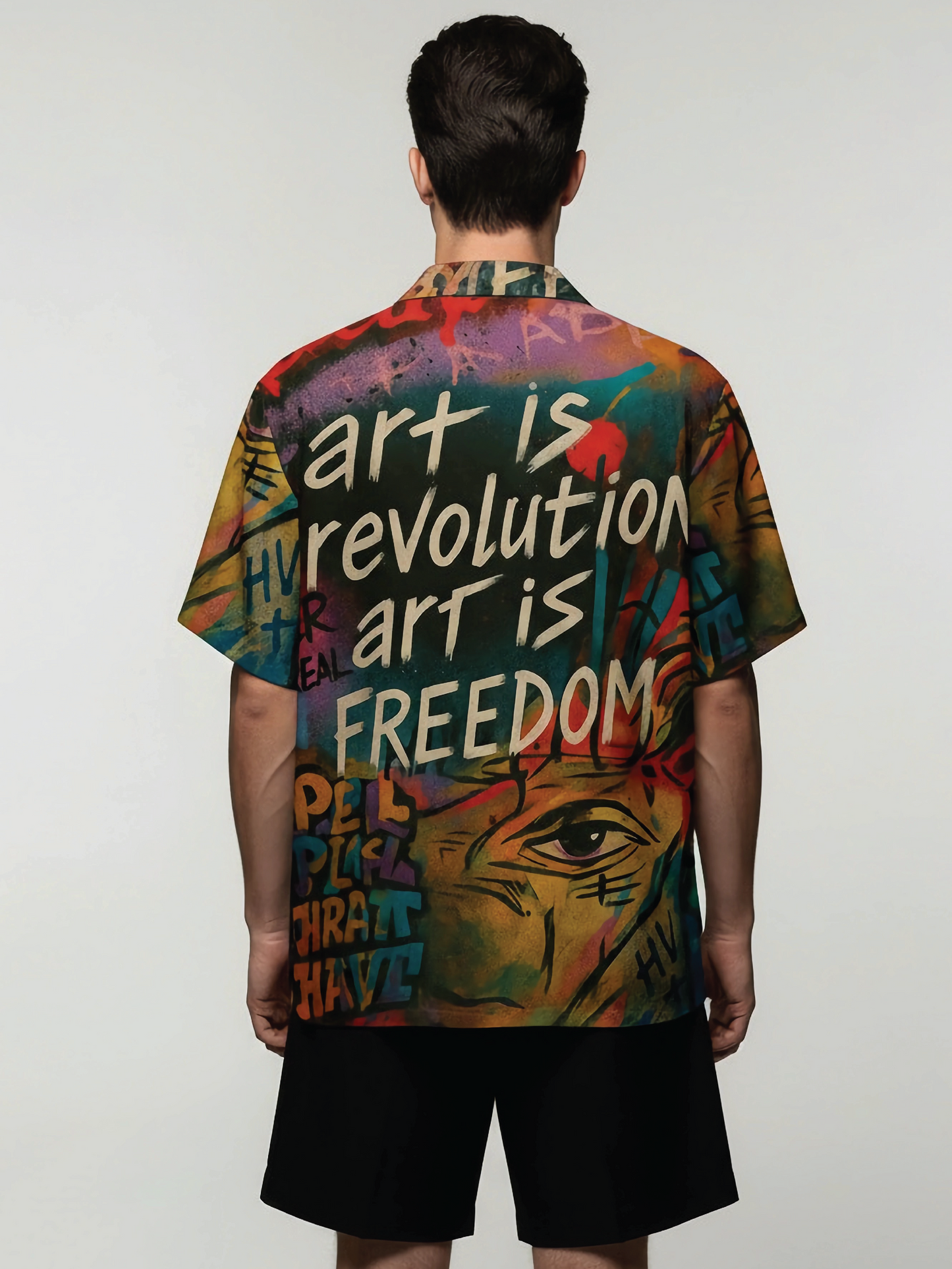 ART IS REVOLUTION UNISEX HAWAIIAN SHIRTS