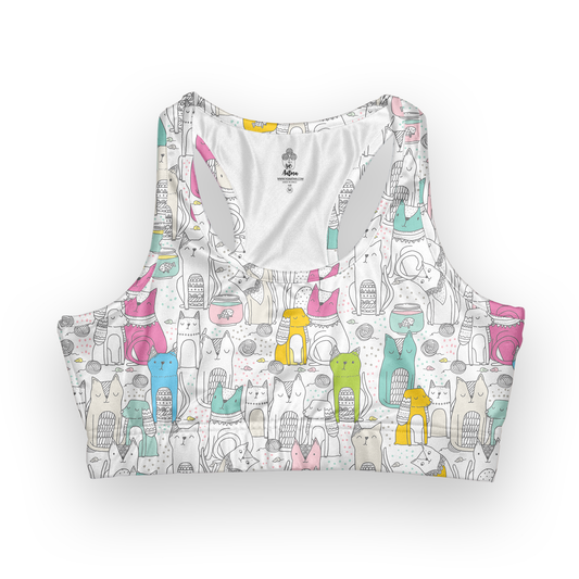 I AM AN ANIMAL PERSON SPORTS BRA