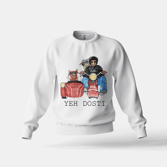 Yeh Dosti Unisex Cotton Sweatshirts