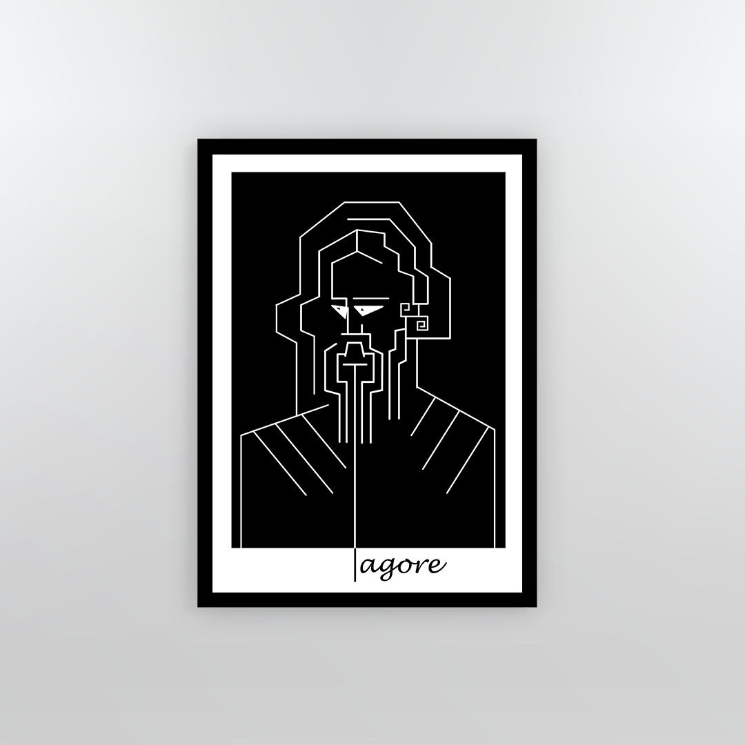 Tagore Framed Poster
