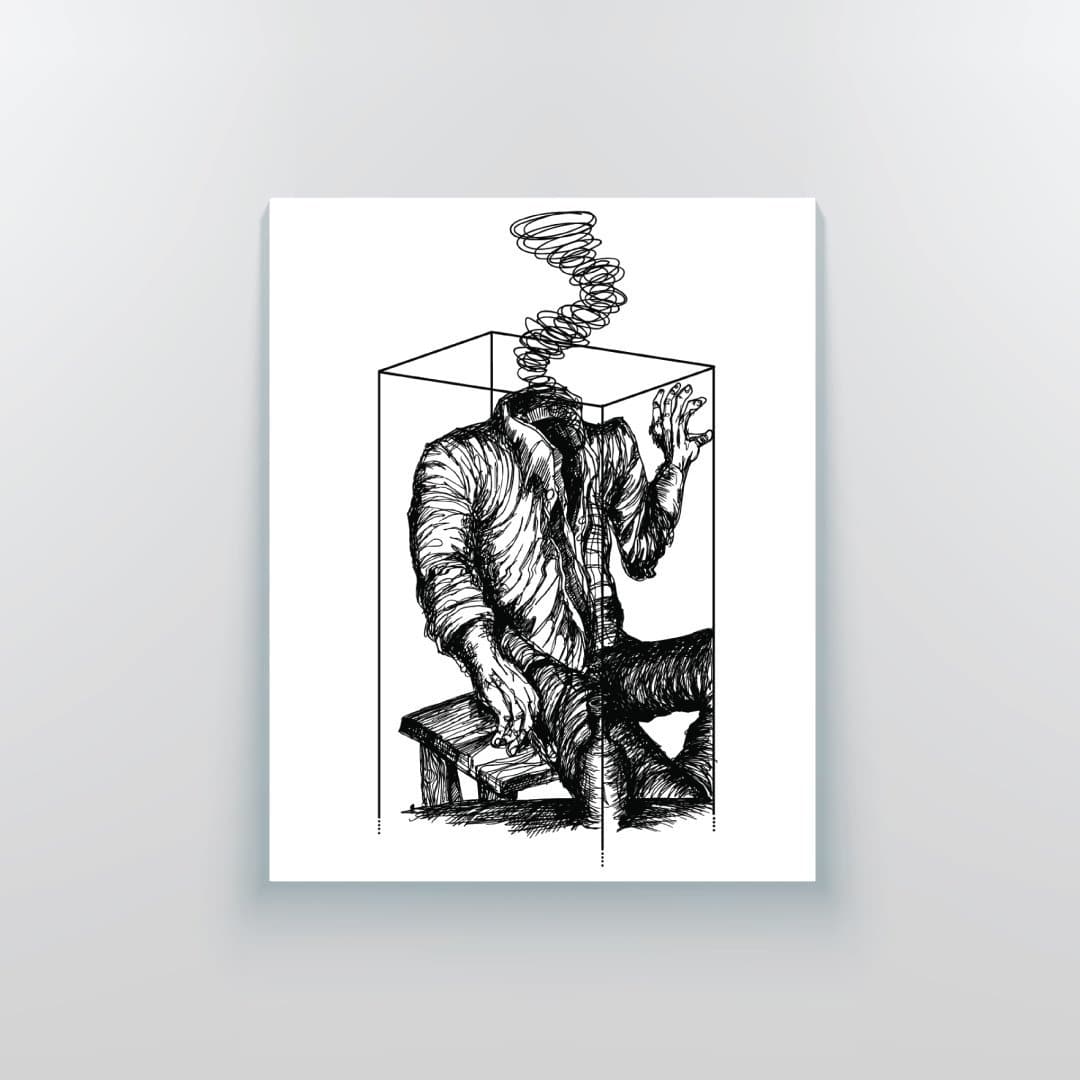 Acephalous Canvas Print - Yo aatma