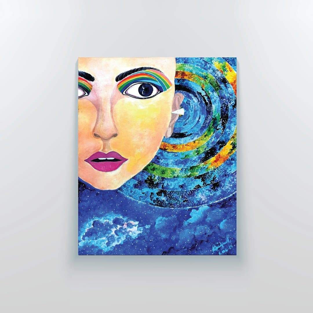 Cosmic Music Canvas Print - Yo aatma