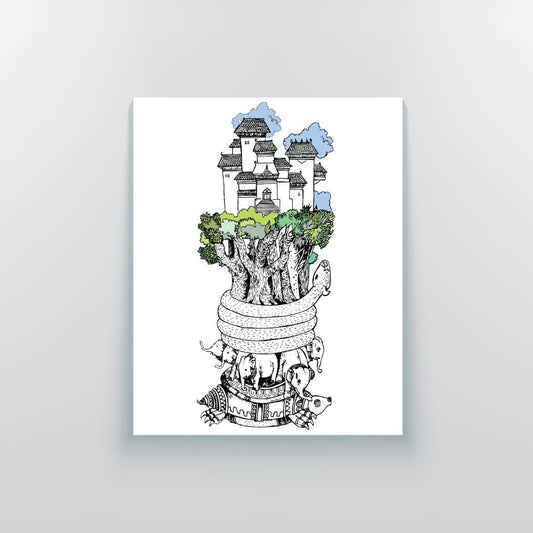 Manthan Canvas Print - Yo aatma