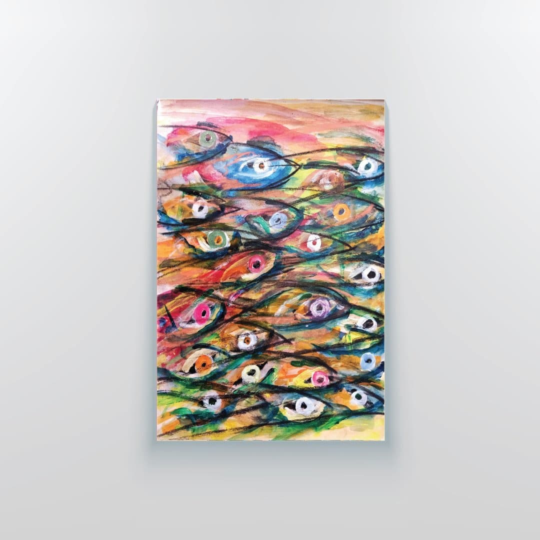 Aqua Realm Canvas Print - Yo aatma