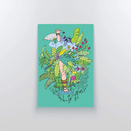 The Dancing Nature Canvas Print - Yo aatma