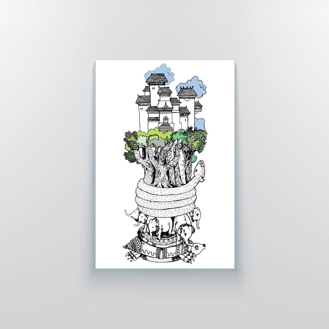 Manthan Canvas Print - Yo aatma