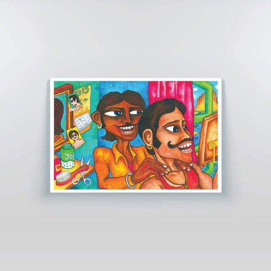The Barbarian Canvas Print - Yo aatma