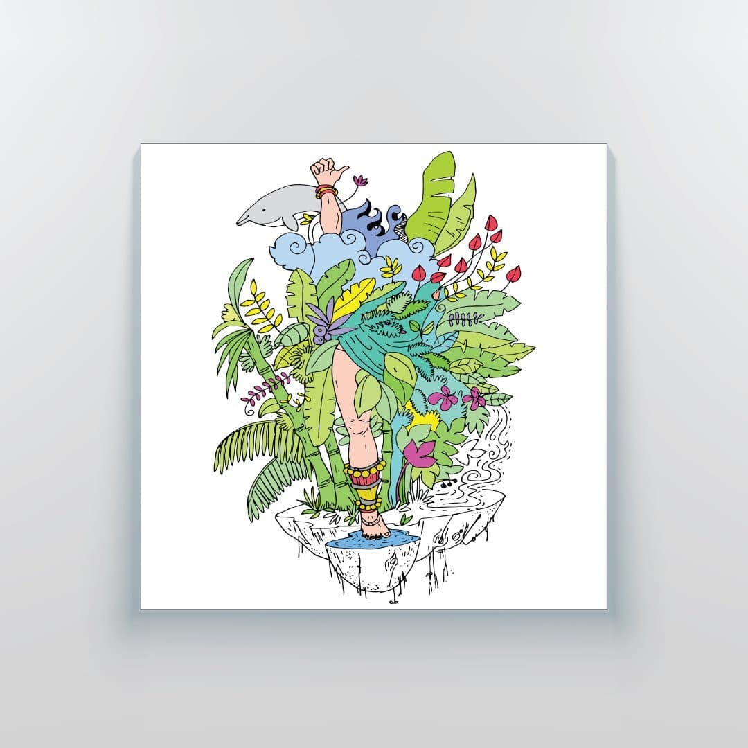 The Dancing Nature Canvas Print - Yo aatma