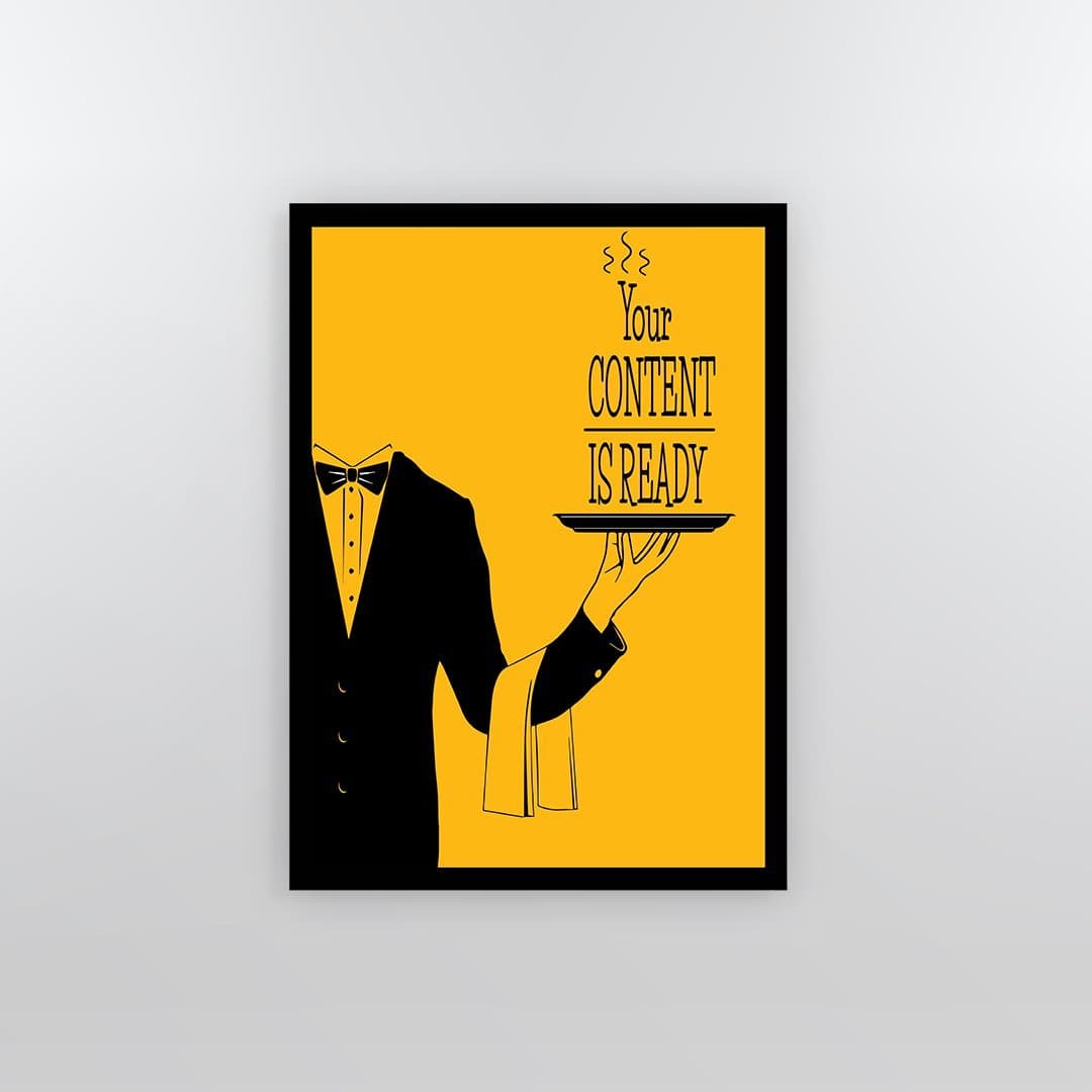 Yo aatma FRAMED POSTERS A3 YOUR CONTENT IS READY FRAMED POSTER