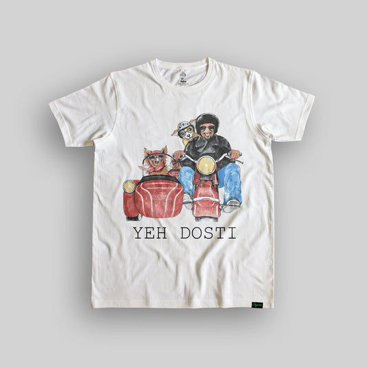 Yeh Dosti Unisex Organic Cotton T-shirt - Yo aatma