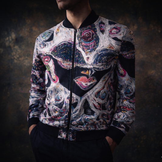 BELONGING — ARTIST BOMBER JACKET BY SHUNYAMUNDI