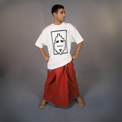 BHUT PUFF PRINT CLASSIC OVERSIZED  COTTON T-SHIRTS