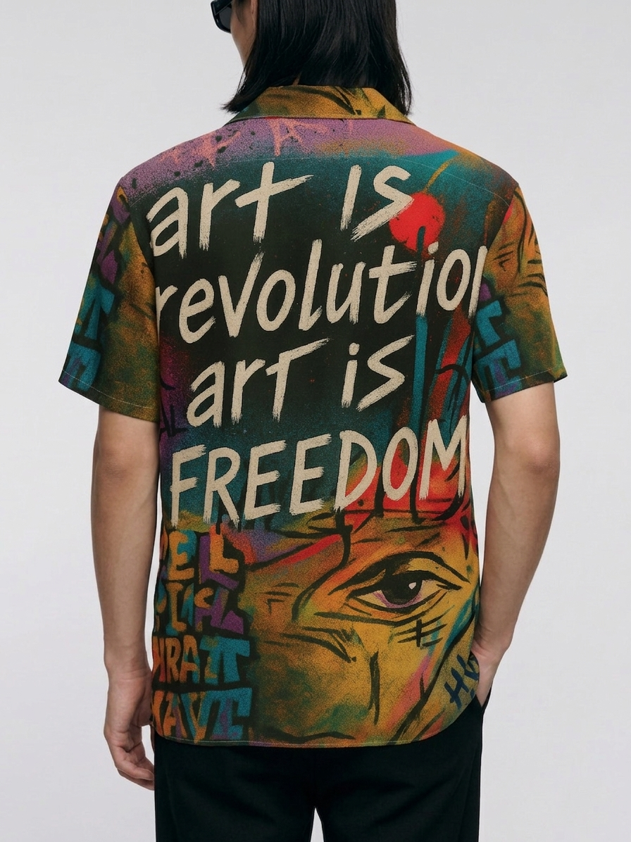 ART IS REVOLUTION UNISEX HAWAIIAN SHIRTS