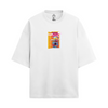 LA LA LAND OVERSIZED FRENCH TERRY COTTON T-SHIRTS