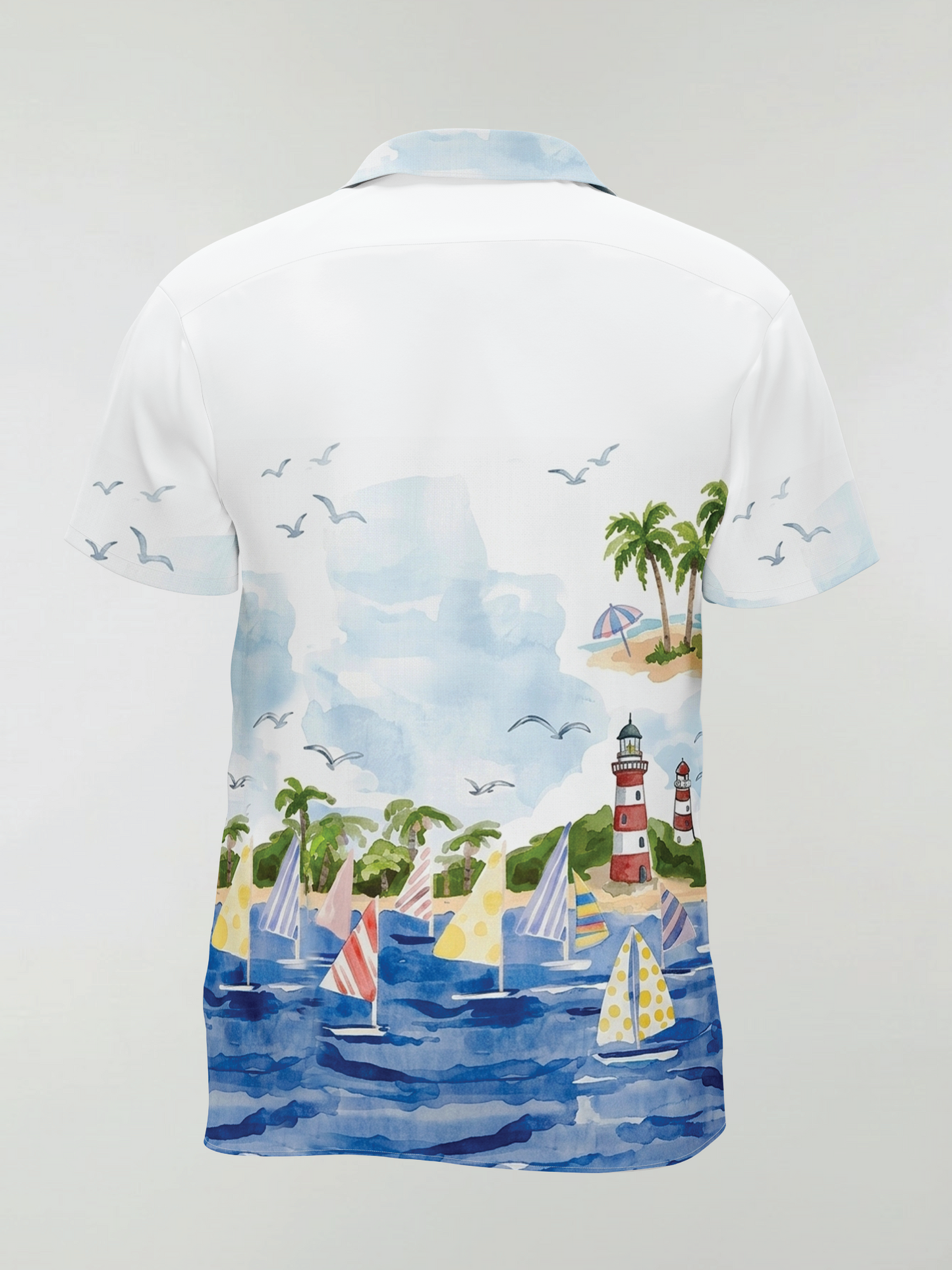 OCEAN WAVES UNISEX HAWAIIAN SHIRTS