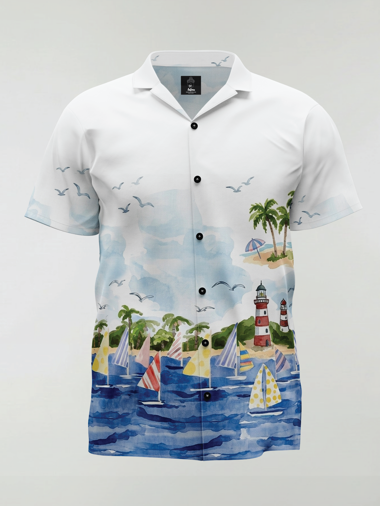 OCEAN WAVES UNISEX HAWAIIAN SHIRTS