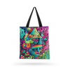PSY MAMA all over printed  Tote Bag with zipper