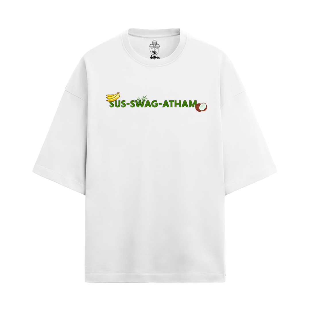 SU-SWAG-ATHAM OVERSIZED FRENCH TERRY COTTON T-SHIRTS