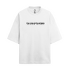 THE VOICE OF THE STREETS OVERSIZED FRENCH TERRY COTTON T-SHIRTS