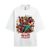 AALSEE IN WONDERLAND  OVERSIZED FRENCH TERRY COTTON T-SHIRTS