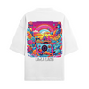 LA LA LAND OVERSIZED FRENCH TERRY COTTON T-SHIRTS