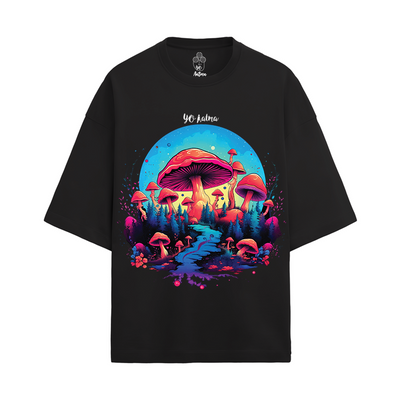 MAGIC IS REAL  OVERSIZED FRENCH TERRY COTTON T-SHIRTS