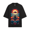 PINK FLOYD  OVERSIZED FRENCH TERRY COTTON T-SHIRTS