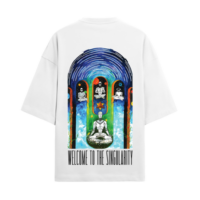 SINGULARITY OVERSIZED FRENCH TERRY COTTON T-SHIRTS