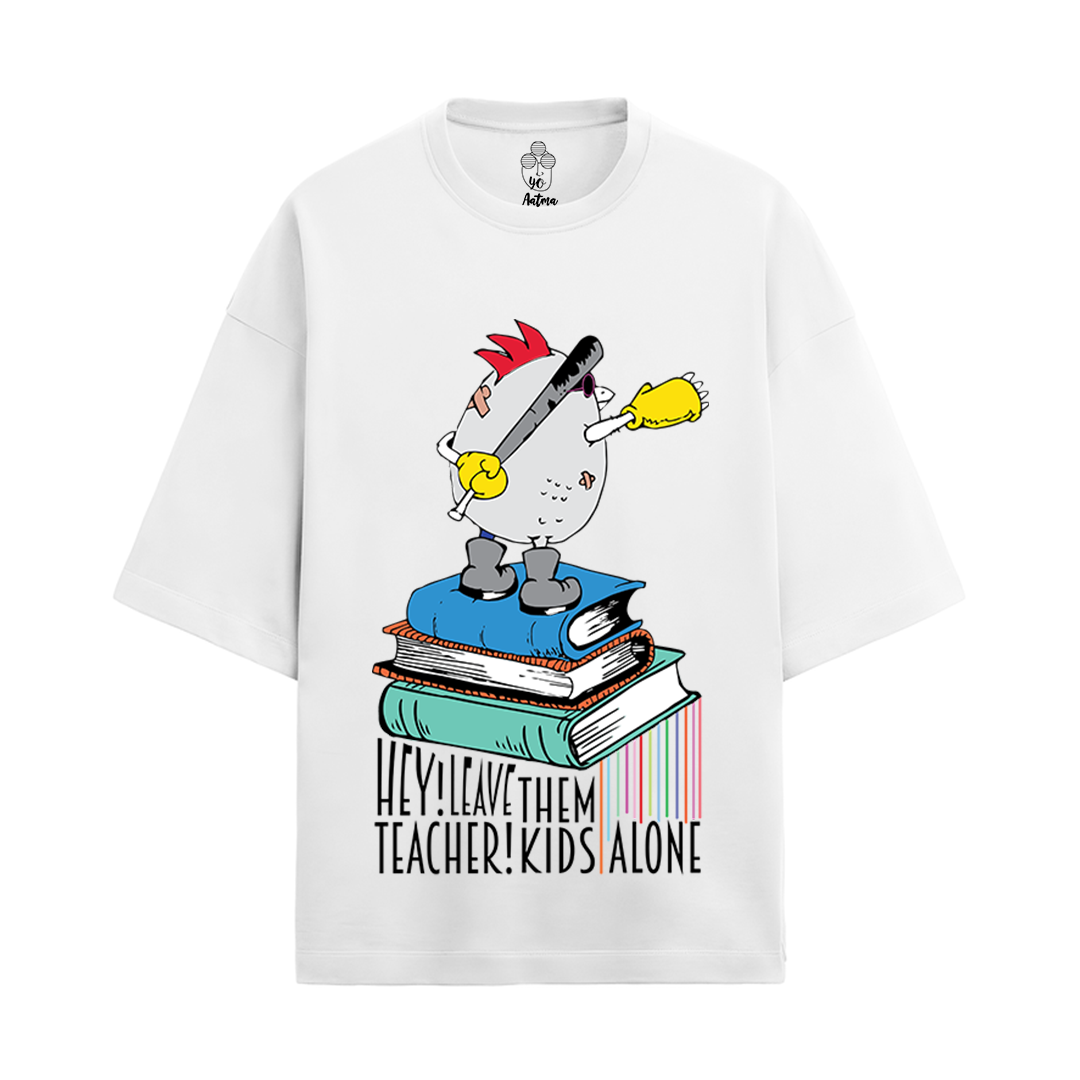 HEY TEACHER! PINK FLOYD  OVERSIZED FRENCH TERRY COTTON T-SHIRTS