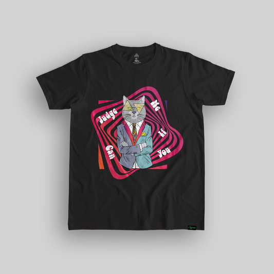 JUDGE ME IF YOU CAN UNISEX COTTON T-SHIRT