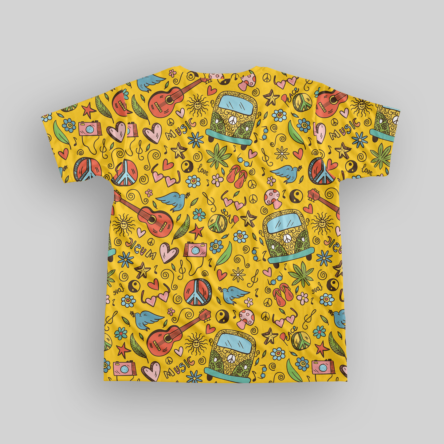 One Love All Over Printed Sublimation T-shirt