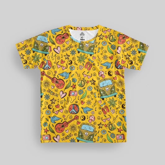 One Love All Over Printed Sublimation T-shirt
