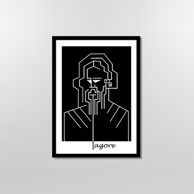 Tagore Framed Poster