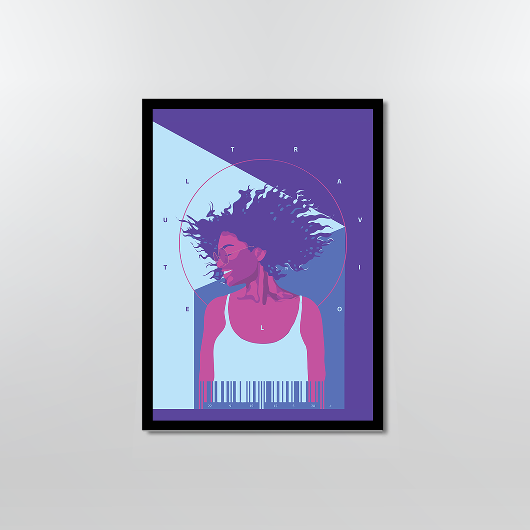 Ultraviolet Framed Poster
