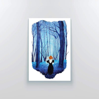 The Deep Blue Forest Canvas Print - Yo aatma