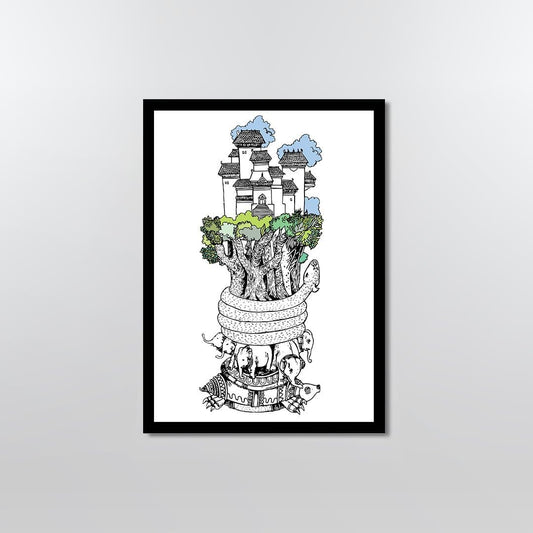 Manthan Framed Poster - Yo aatma
