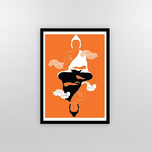 Yinyang Framed Poster - Yo aatma