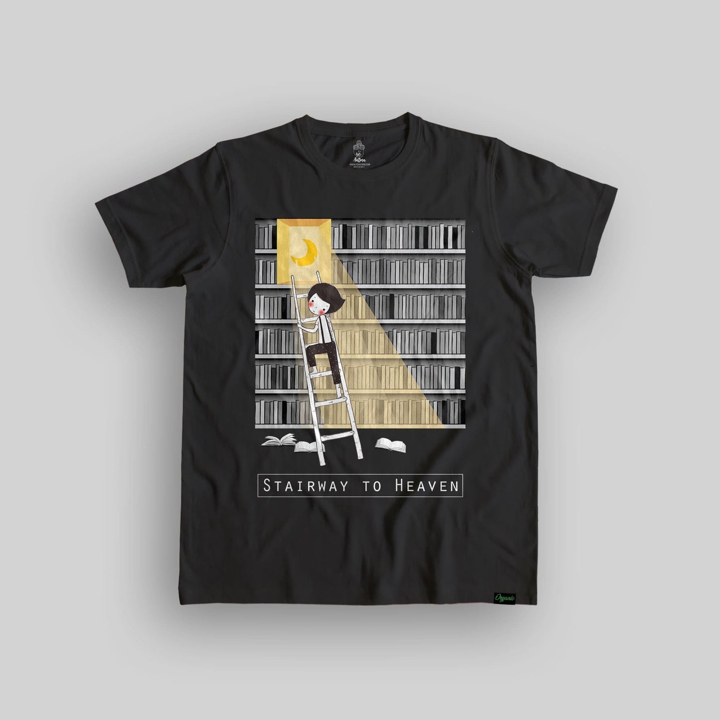 Bookworm Unisex Organic Cotton T-shirt - Yo aatma